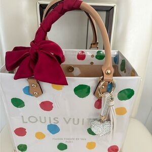 UPCYCLED UNIQUE HEAD TURNER LIMITED EDITION PVC VINYL TOTE